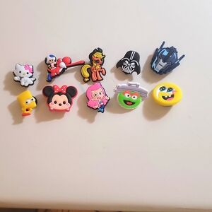 Assorted character Croc charms